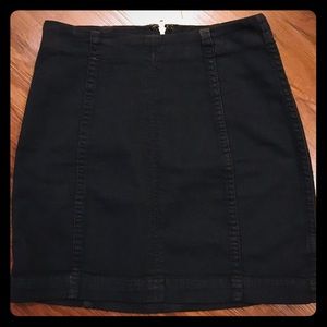 Free People Denim Mini skirt